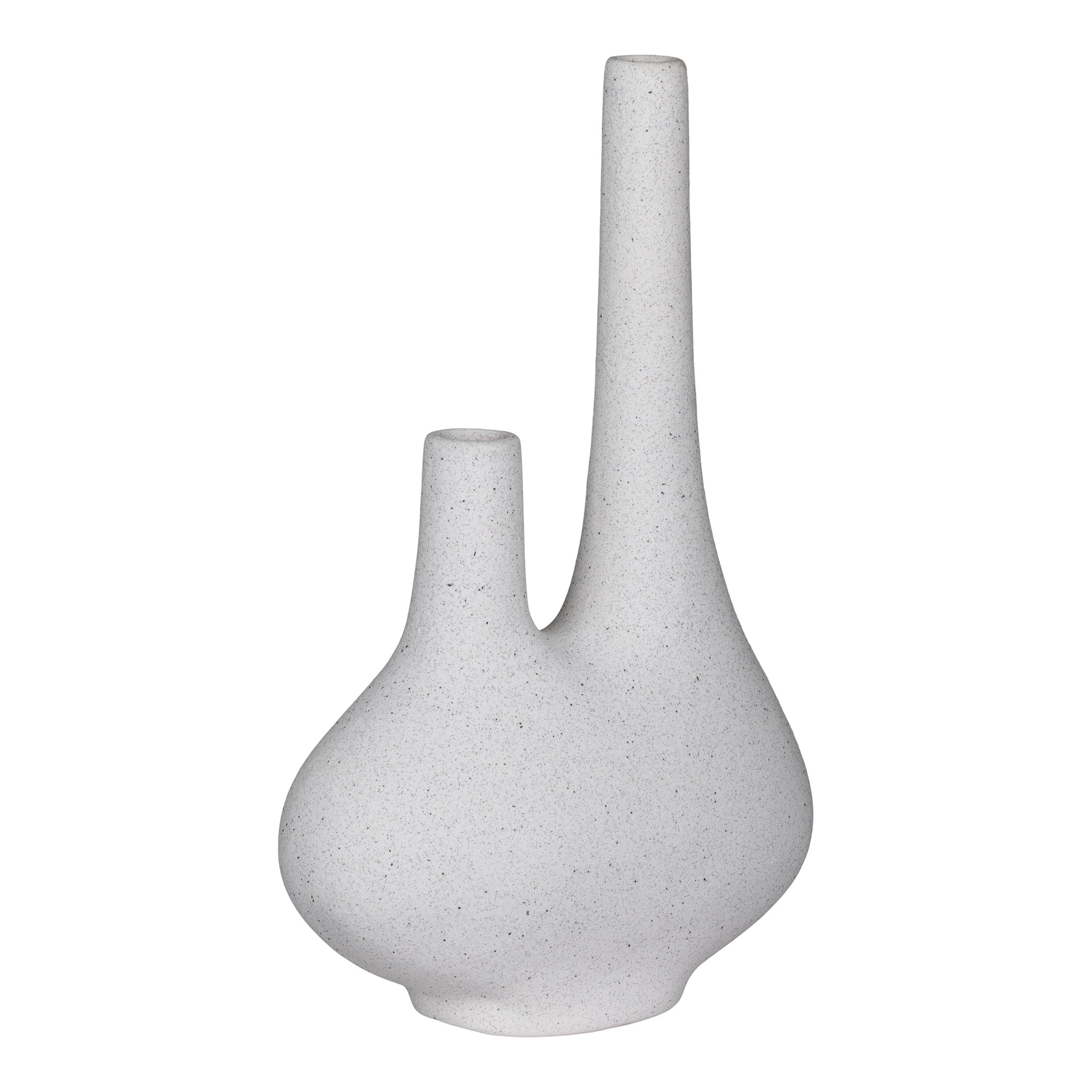 Vase Organic blanc en céramique