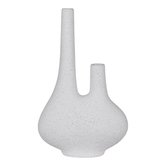 Vase Organic blanc en céramique